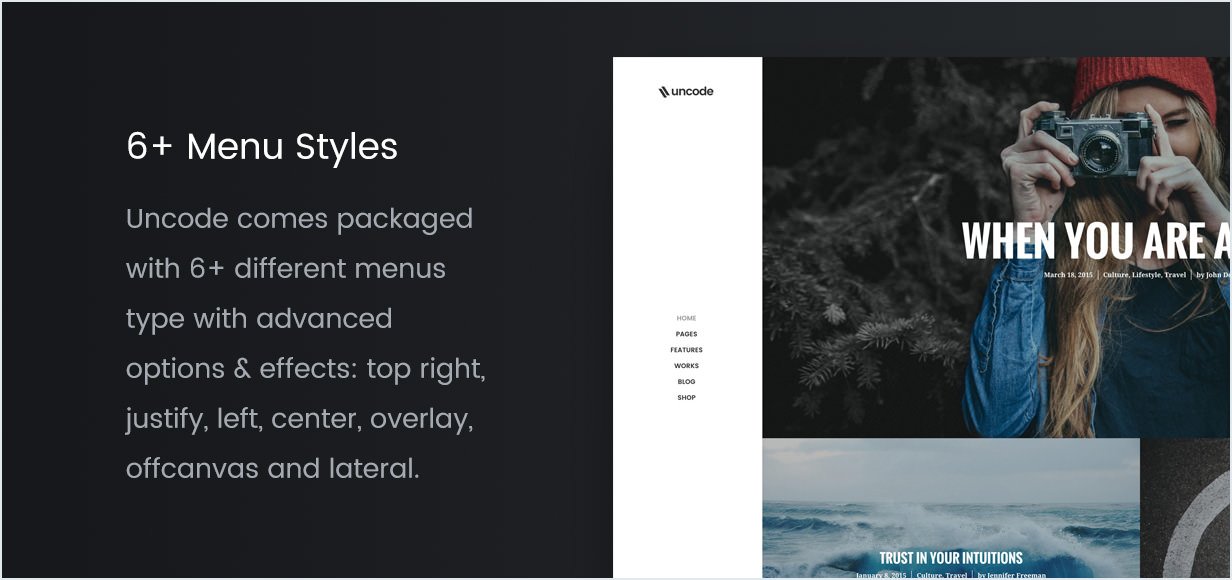 6+ menu style