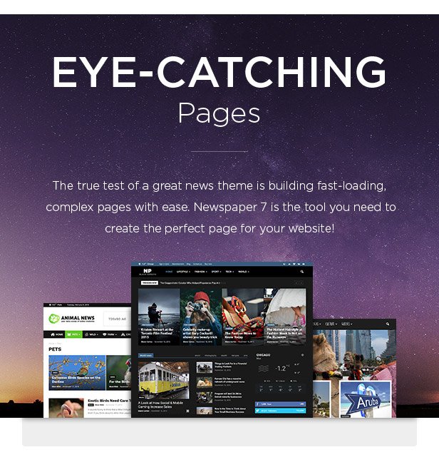 eye catching pages