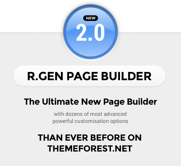 RGen new page builder