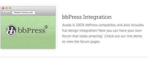 integration bbpress with avada