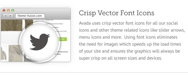 crisp vector font icon