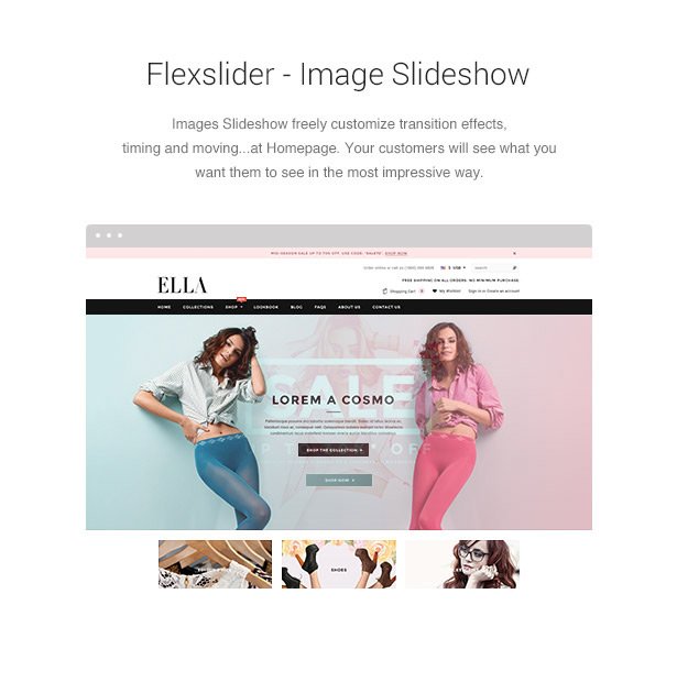flex image slideshow