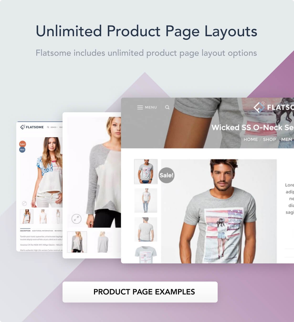 unlimited product page layouts 