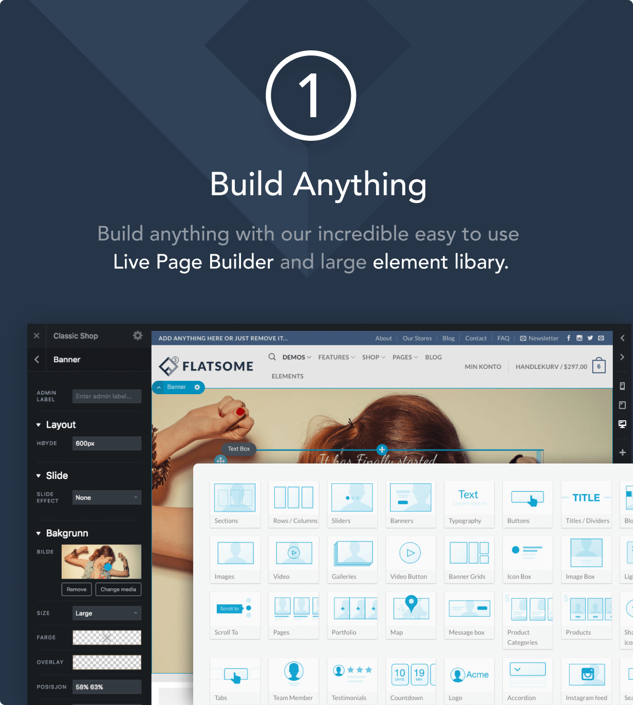 build anything with flatsome
