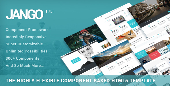 Jango – Highly Flexible Component Based HTML5 Template