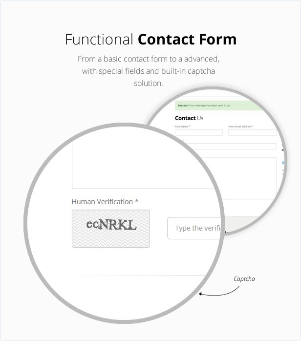 functional contact form