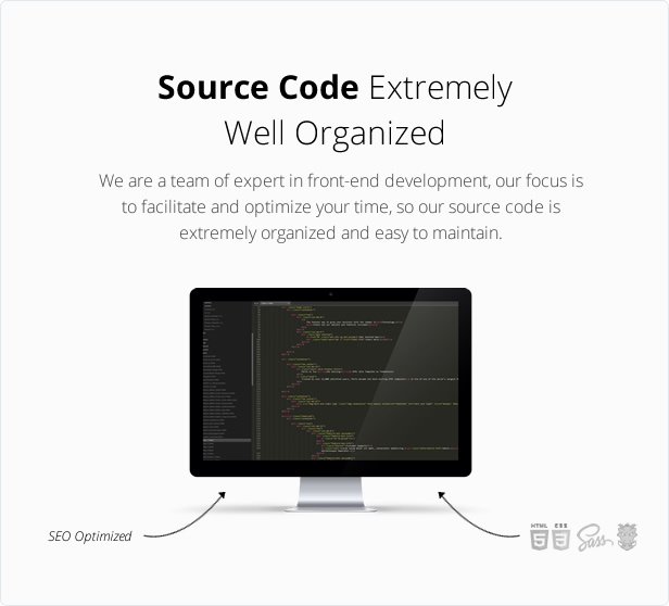 well  organized source code 