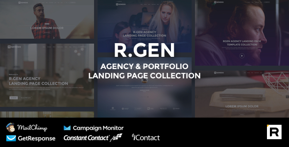 R.Gen - Agency Landing Page