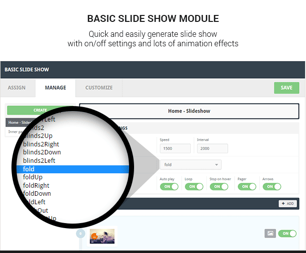 basic slideshow module