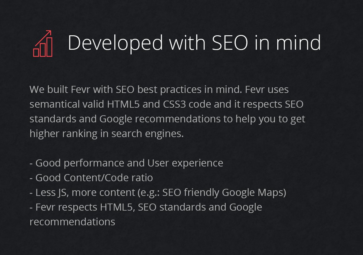 developed with SEO mind