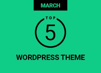 top five wordpress theme march 2017