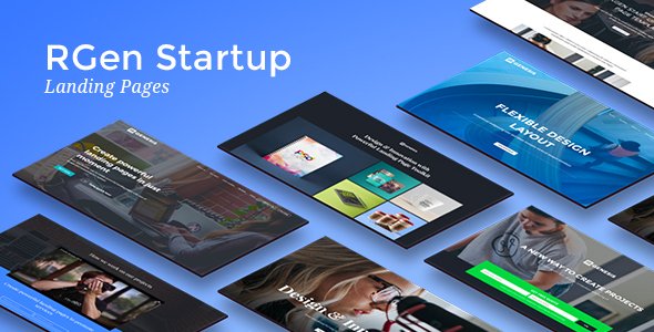 RGen Startup Landing Pages