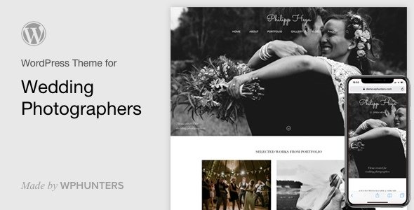 PH – Wedding Photography Portfolio WordPress Theme