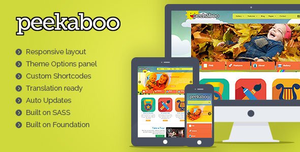 Peekaboo – Children WordPress Theme