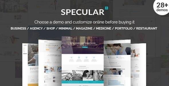 Specular – Business WordPress Multi-Purpose