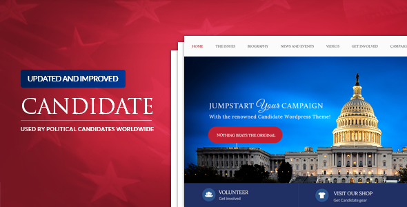 Candidate – Political WordPress Theme