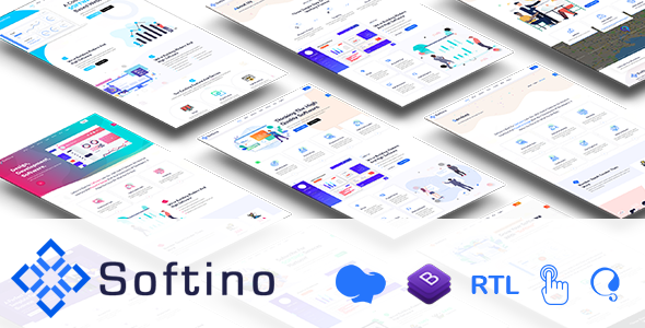 Softino – Multipurpose Software Landing Page WordPress Theme