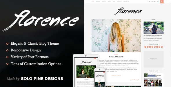 Florence – A Responsive WordPress Blog Theme