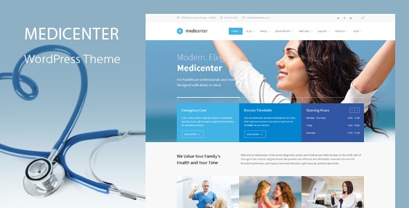 MediCenter – Health Medical Clinic WordPress Theme