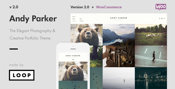 Andy Parker – Creative Photography & Portfolio WordPress Theme