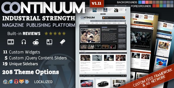 Continuum – Magazine WordPress Theme