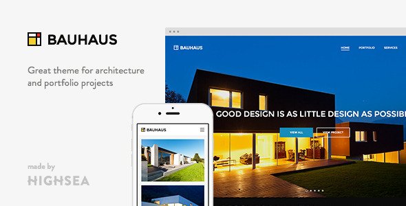 Bauhaus – Architecture & Portfolio WordPress Theme