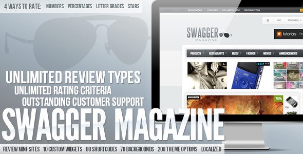 SwagMag – WordPress Magazine/Review Theme