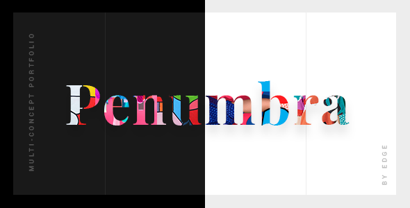 Penumbra – Multi-Concept Design Portfolio Theme