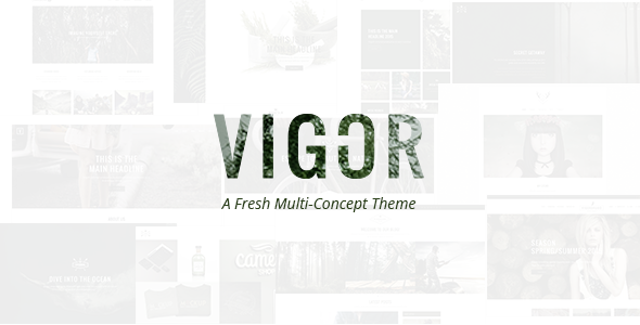 Vigor – Vintage WordPress Theme