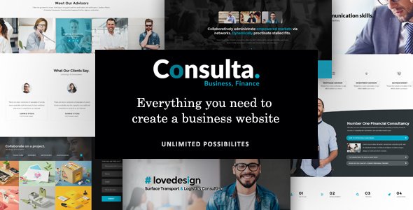 Consulta – Professional Business & Financial WordPress Theme