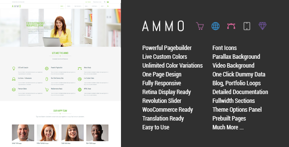 Ammo – Corporate MultiPurpose Theme