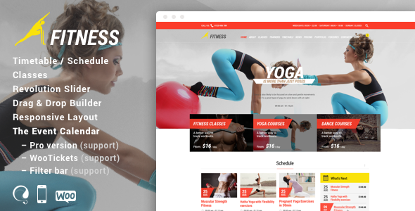 Gym – Fitness WordPress
