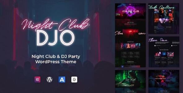 DJO – Night Club and DJ WordPress