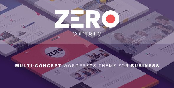 Zero – Corporate Creative WordPress Theme