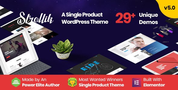 Strollik – Single Product WooCommerce WordPress Theme