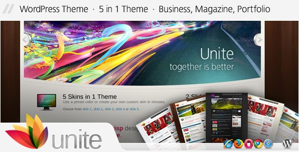 Unite – WordPress Business, Magazine Theme