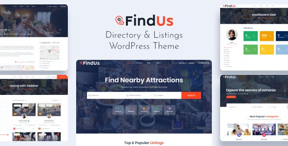Findus – Directory Listing WordPress Theme