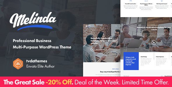 Melinda – Professional Business Multi-Purpose WordPress Theme