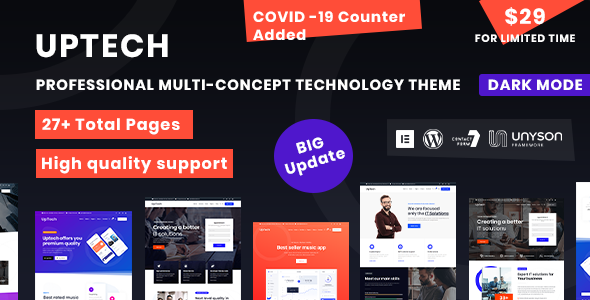 Uptech –  IT Solutions & Services WordPress Theme