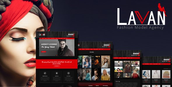 Lavan – Fashion Model Agency WordPress CMS Theme