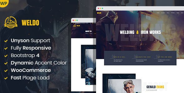 Weldo – Metal Works WordPress Theme