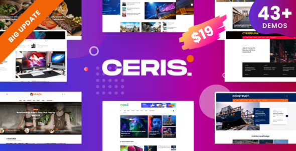 Ceris – Magazine & Blog WordPress Theme