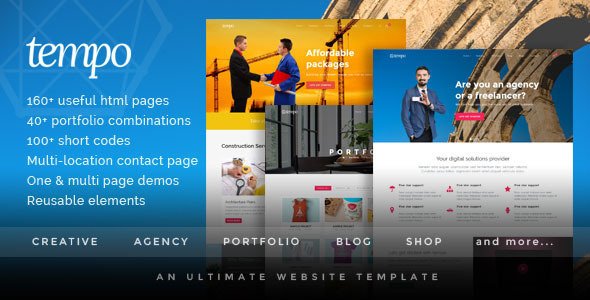 Tempo – Multi Purpose WordPress Theme