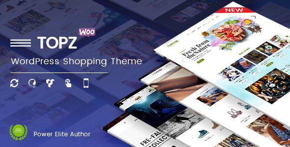 TopZ – Top Food Store & Sport Fashion Shop WordPress WooCommerce Theme