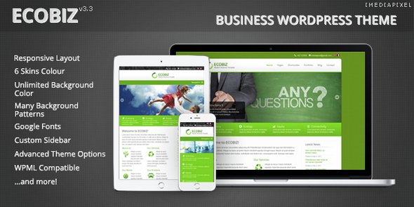 ECOBIZ –  Business WordPress Theme