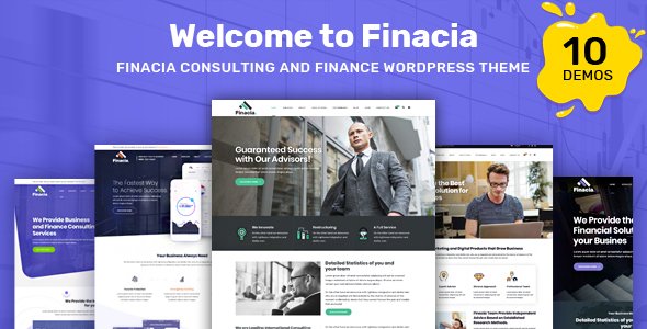 Finacia – Finance & Business WordPress Theme