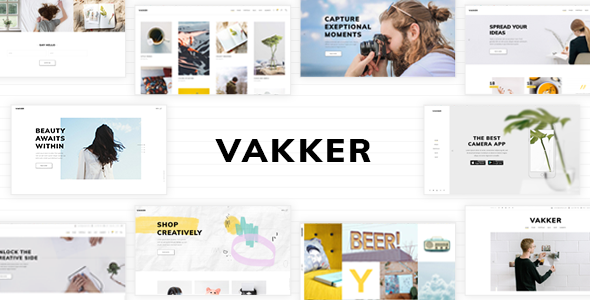 Vakker – Creative Design Agency Theme