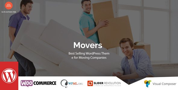 Movers – Moving Company WordPress Theme