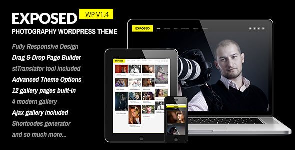 Exposed – Responsive WordPress Photography Theme