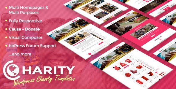 Charity – Responsive WordPress Theme